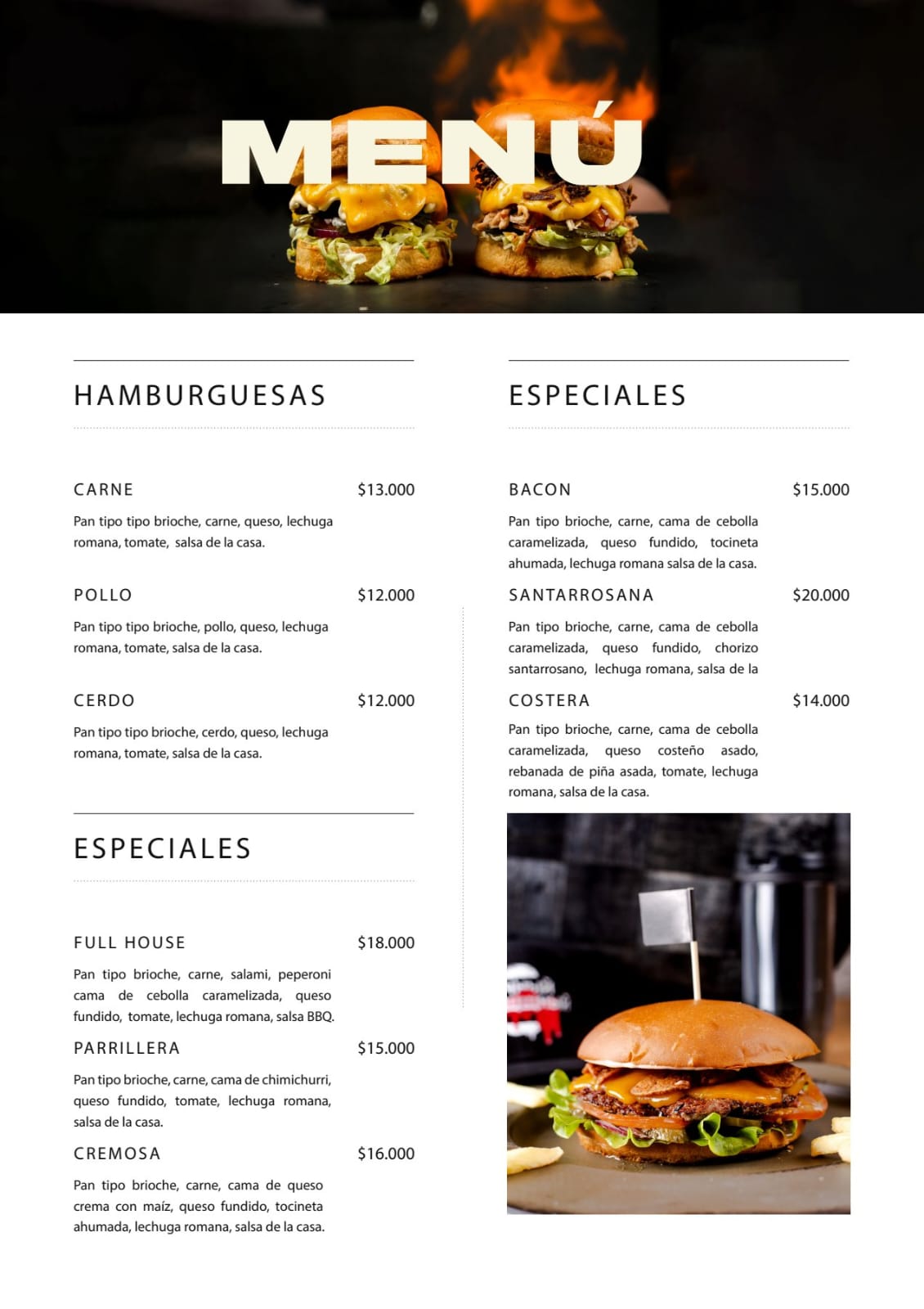 Hamburguesas